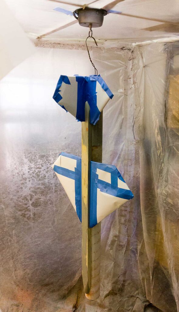 Making a Paint Booth with PVC Pipe and Drop Cloth | David Cain